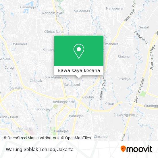 Peta Warung Seblak Teh Ida