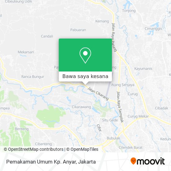 Peta Pemakaman Umum Kp. Anyar