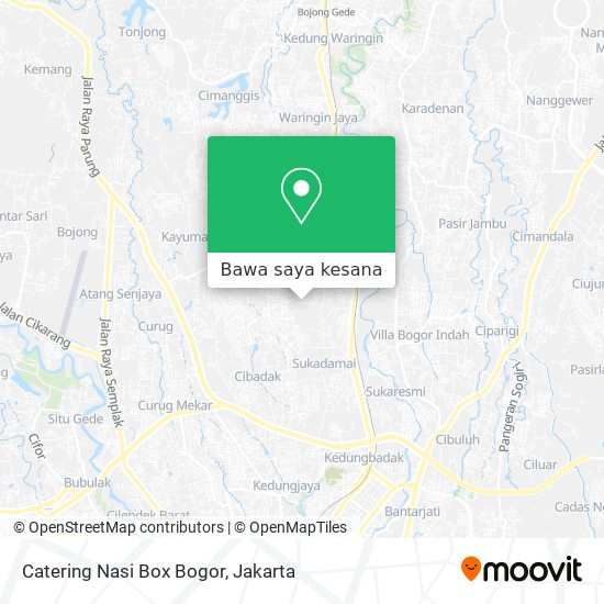 Peta Catering Nasi Box Bogor