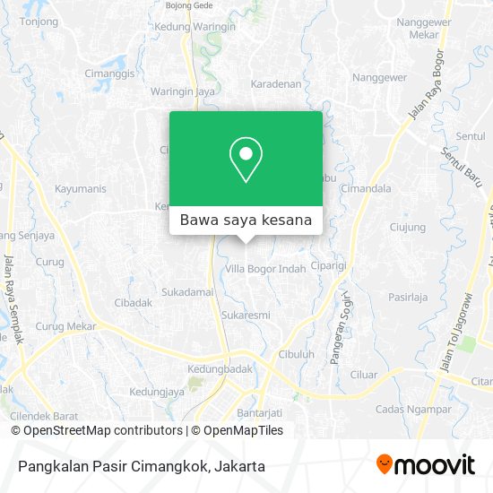 Peta Pangkalan Pasir Cimangkok