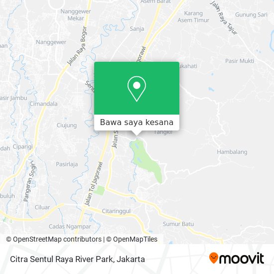 Peta Citra Sentul Raya River Park