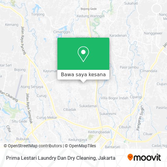 Peta Prima Lestari Laundry Dan Dry Cleaning