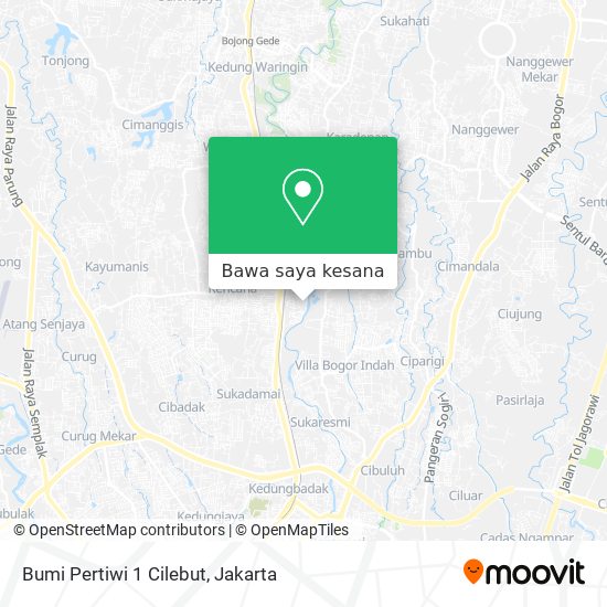 Peta Bumi Pertiwi 1 Cilebut