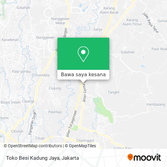 Peta Toko Besi Kadung Jaya