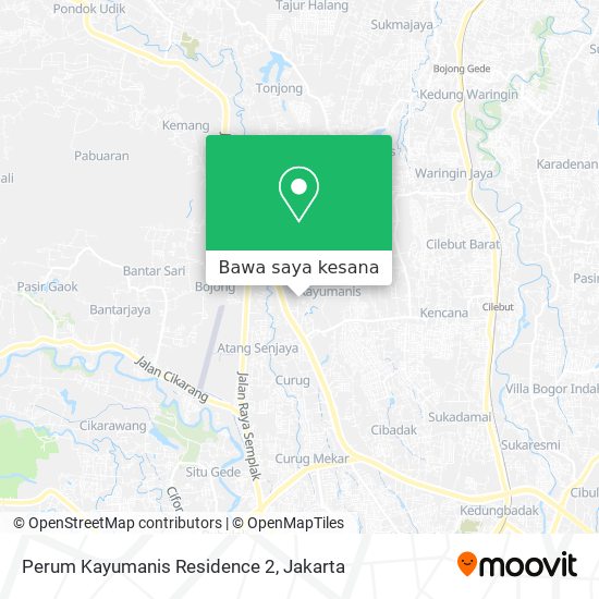 Peta Perum Kayumanis Residence 2