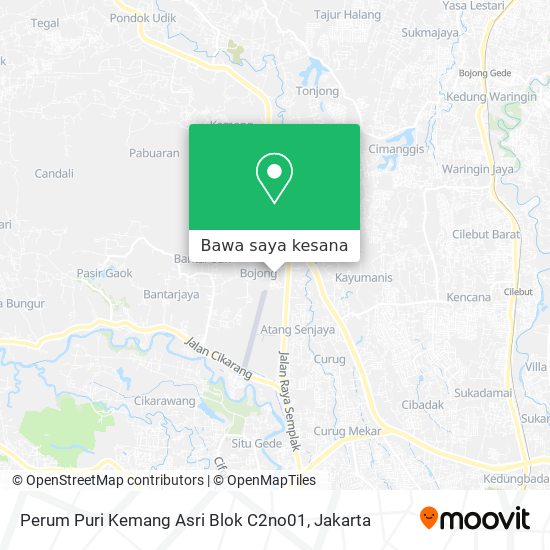 Peta Perum Puri Kemang Asri Blok C2no01