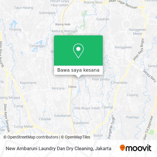 Peta New Ambaruni Laundry Dan Dry Cleaning