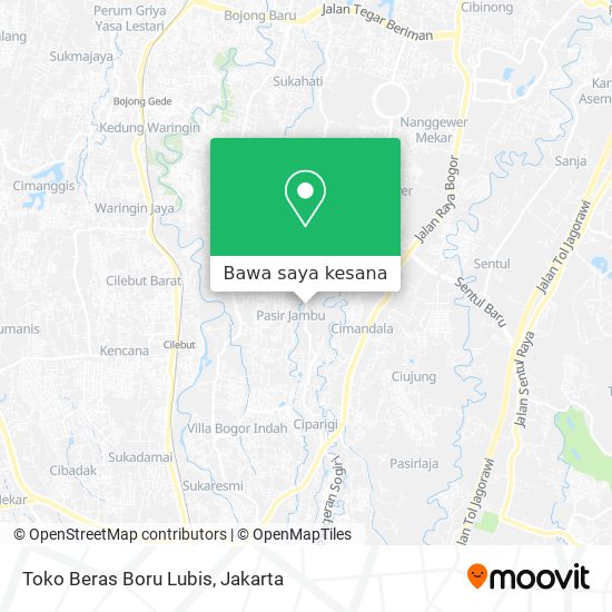 Peta Toko Beras Boru Lubis