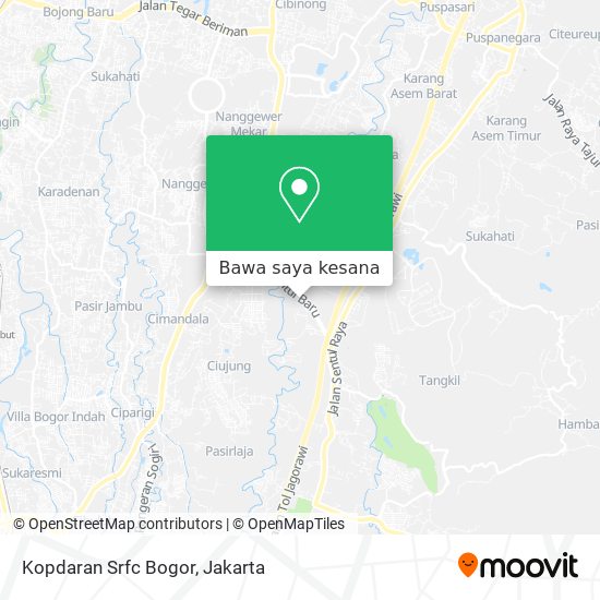 Peta Kopdaran Srfc Bogor