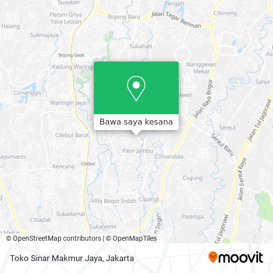 Peta Toko Sinar Makmur Jaya