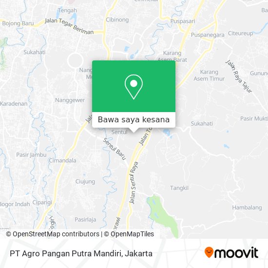 Peta PT Agro Pangan Putra Mandiri