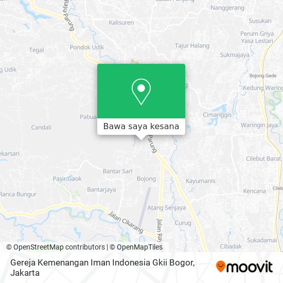 Peta Gereja Kemenangan Iman Indonesia Gkii Bogor