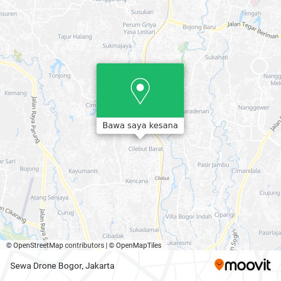 Peta Sewa Drone Bogor