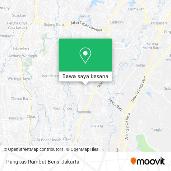 Peta Pangkas Rambut Bens