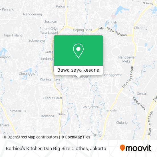 Peta Barbiea’s Kitchen Dan Big Size Clothes