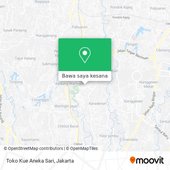 Peta Toko Kue Aneka Sari
