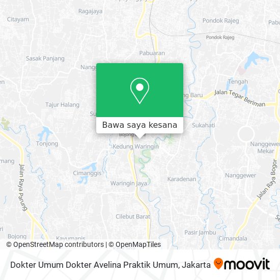 Peta Dokter Umum Dokter Avelina Praktik Umum