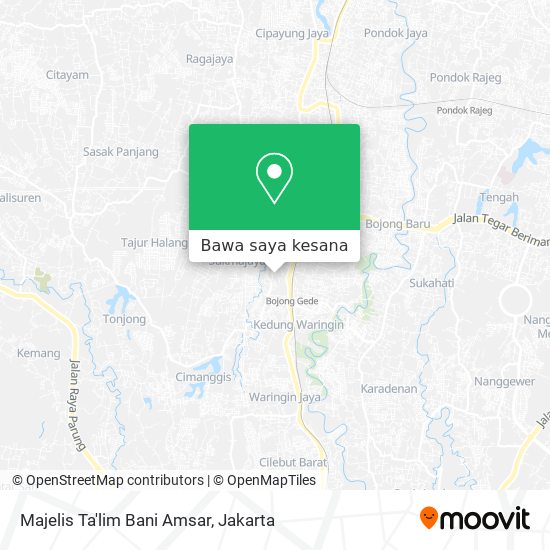 Peta Majelis Ta'lim Bani Amsar