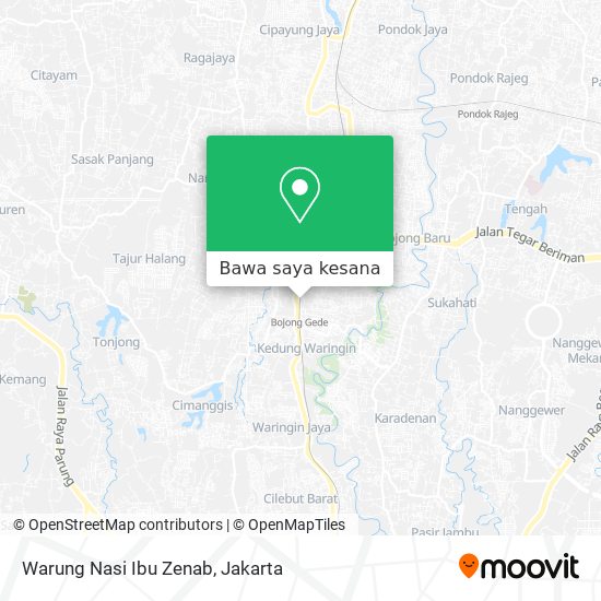 Peta Warung Nasi Ibu Zenab
