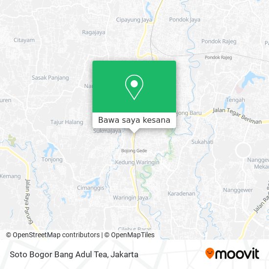 Peta Soto Bogor Bang Adul Tea