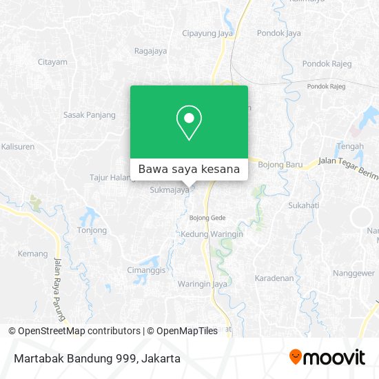 Peta Martabak Bandung 999