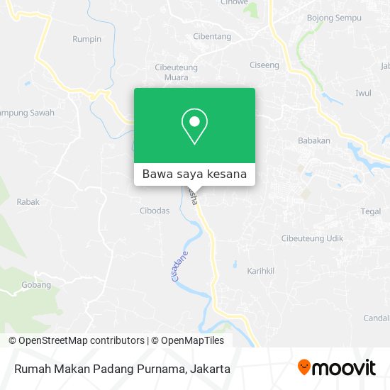 Peta Rumah Makan Padang Purnama