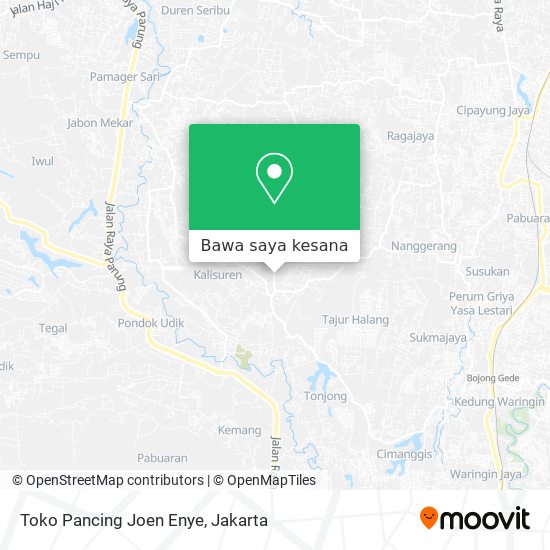 Peta Toko Pancing Joen Enye