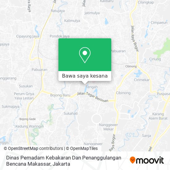 Peta Dinas Pemadam Kebakaran Dan Penanggulangan Bencana Makassar