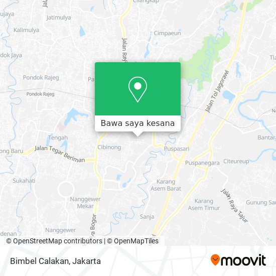 Peta Bimbel Calakan