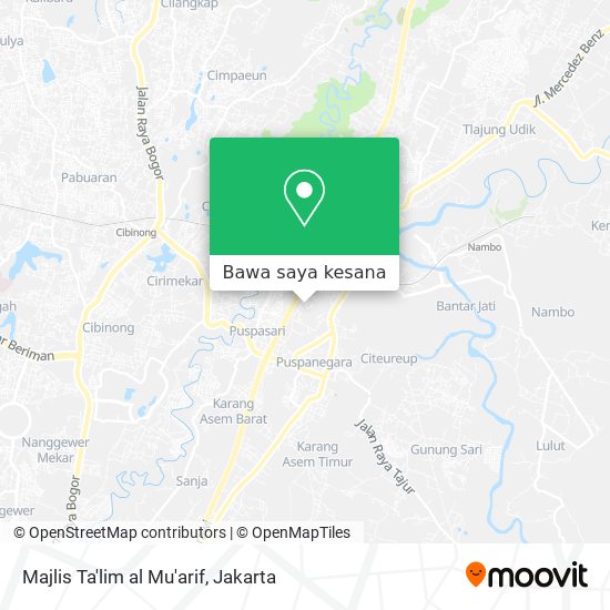 Peta Majlis Ta'lim al Mu'arif