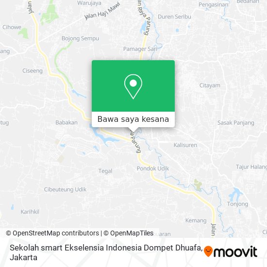 Peta Sekolah smart Ekselensia Indonesia Dompet Dhuafa