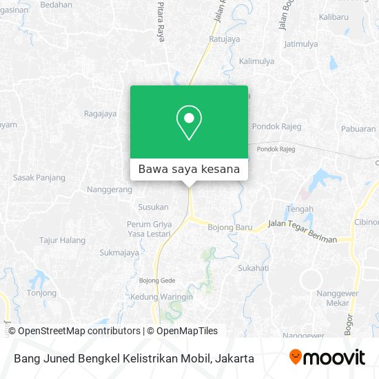 Peta Bang Juned Bengkel Kelistrikan Mobil