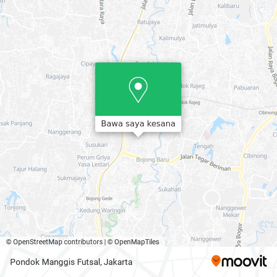 Peta Pondok Manggis Futsal