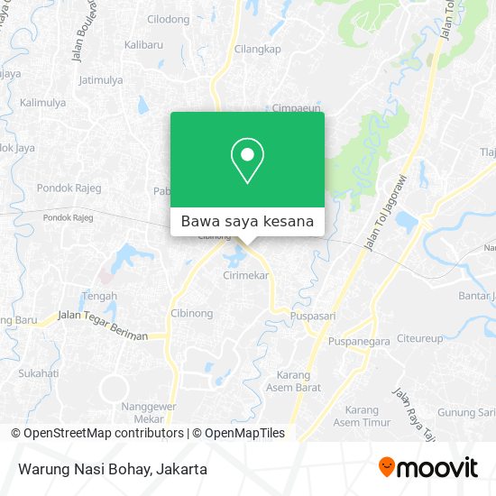 Peta Warung Nasi Bohay