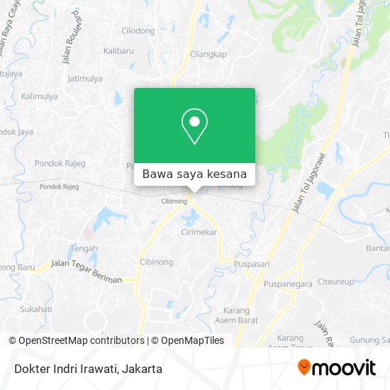 Peta Dokter Indri Irawati