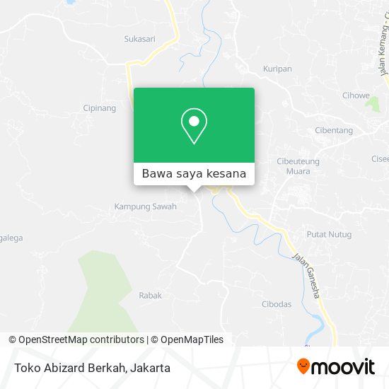 Peta Toko Abizard Berkah