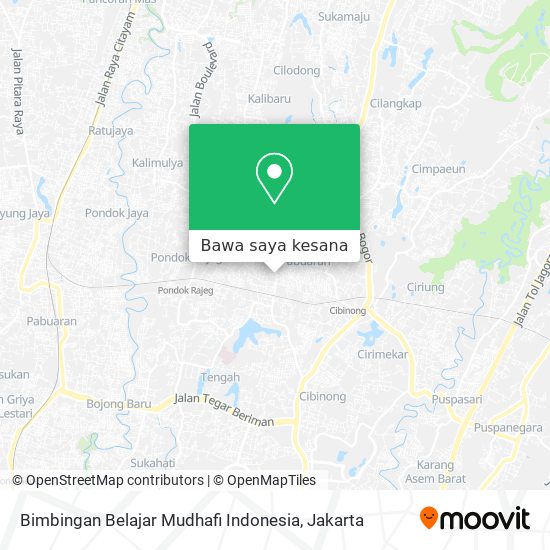 Peta Bimbingan Belajar Mudhafi Indonesia