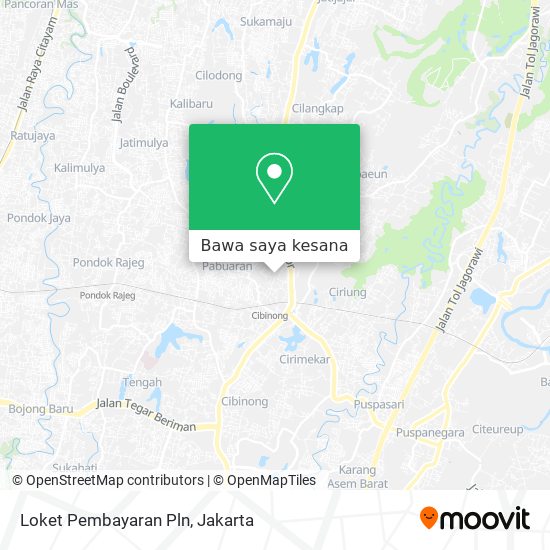 Peta Loket Pembayaran Pln