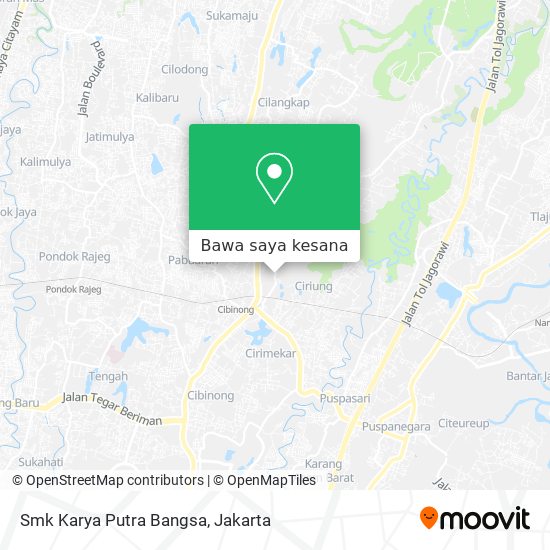 Peta Smk Karya Putra Bangsa