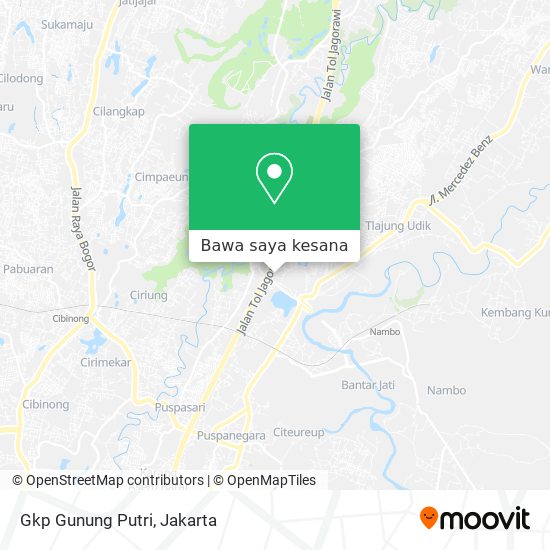 Peta Gkp Gunung Putri