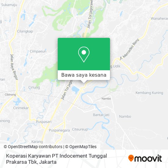Peta Koperasi Karyawan PT Indocement Tunggal Prakarsa Tbk