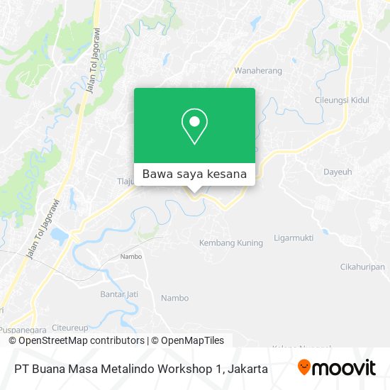 Peta PT Buana Masa Metalindo Workshop 1