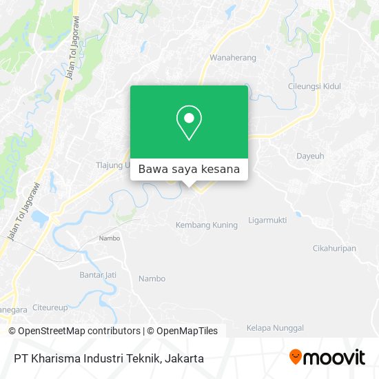 Peta PT Kharisma Industri Teknik