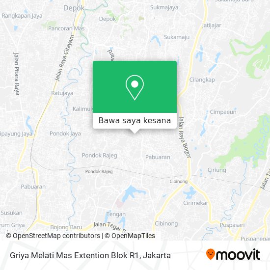 Peta Griya Melati Mas Extention Blok R1