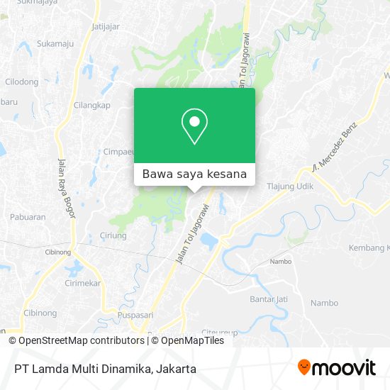 Peta PT Lamda Multi Dinamika