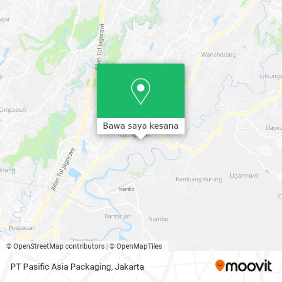 Peta PT Pasific Asia Packaging