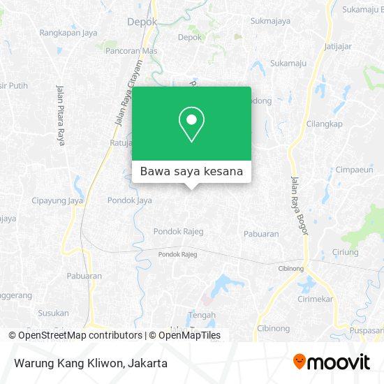 Peta Warung Kang Kliwon