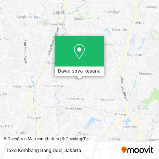 Peta Toko Kembang Bang Doel
