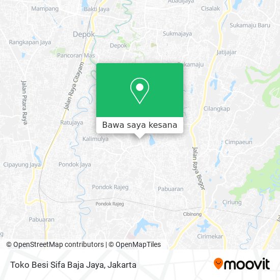 Peta Toko Besi Sifa Baja Jaya