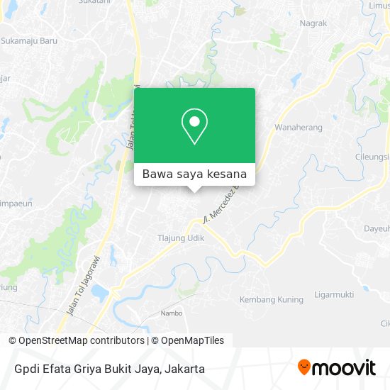 Peta Gpdi Efata Griya Bukit Jaya